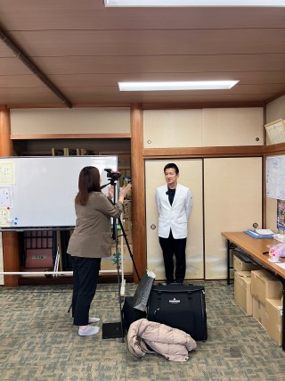 千葉テレビ取材